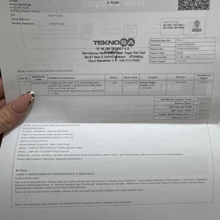 Teknosa Mağazasında Yanıltıcı Satış Ve Kaba Üslup