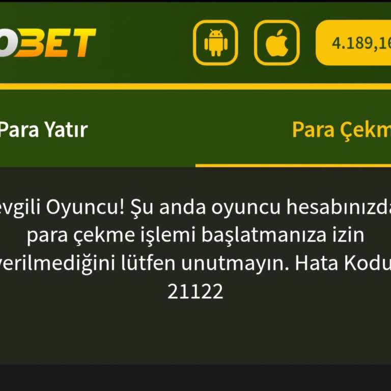 Jojobet Para Yüklemede Sorun, Hesap Kapatılması Ve Müşteri Hizmetine Ulaşılamaması