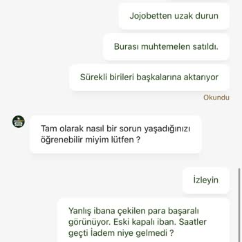 6.000 TL İade İşleminin Kapalı IBAN’a Gönderilmesi Ve Canlı Destekte Gecikme