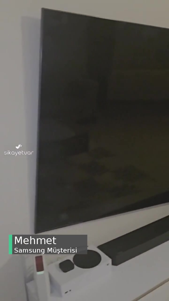Samsung 75"TV Duvardan Düştü! videonun kapak resmi