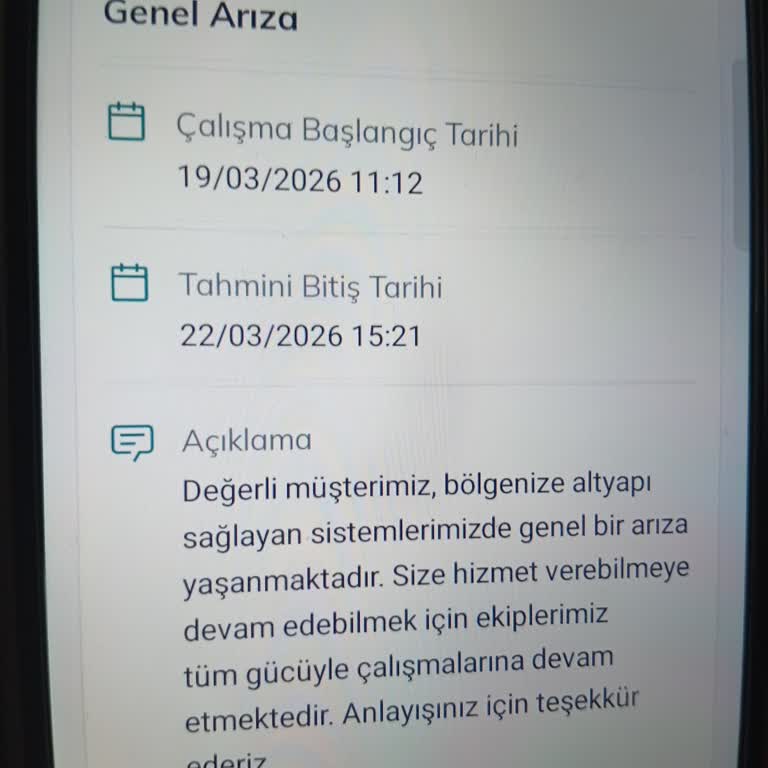 Zeytinburnu Bölgesindeki İnternet Kesintisi İçin 12 Defa Arama Sonrası Acil Çözüm Talebi