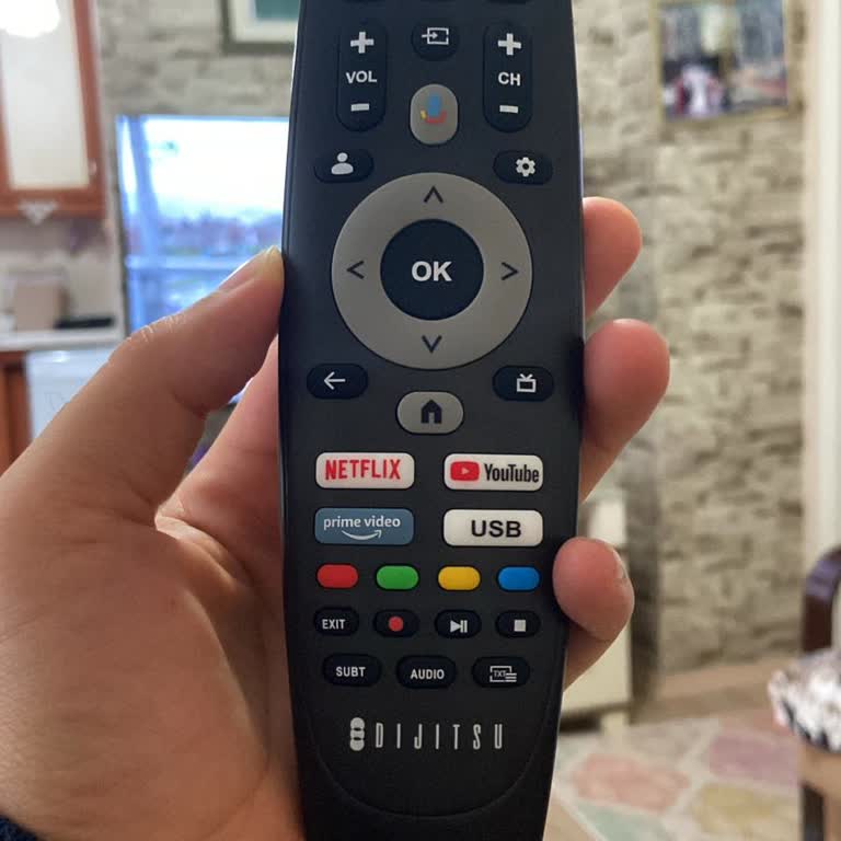 Dijitsu 55 İnç Google TV Kumandasının Çalışmayan Tuşları Ve Değişim Talebi