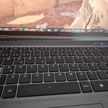 Gamegaraj Slayer R9T-5050 Laptopta Tuş Arızaları Ve Aşırı Isınma