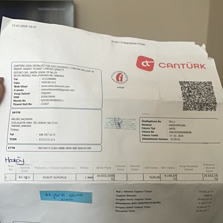 Arçelik Robot Süpürge Sürekli Arızalanıyor, Servis Çözüm Sağlamıyor Ve Ücret İadesi İsteniyor