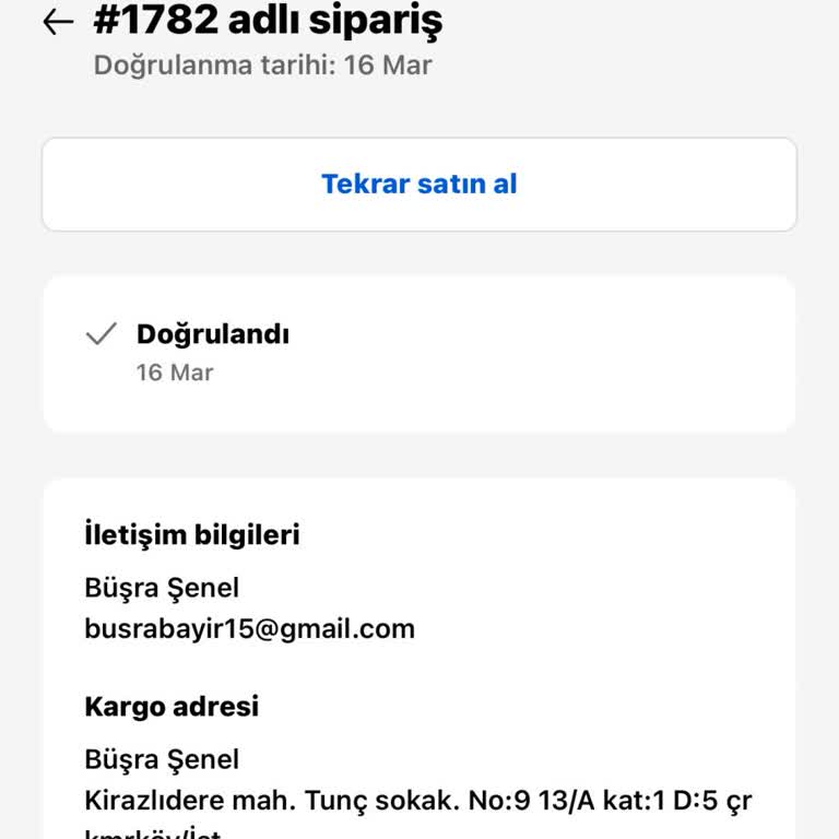 Ödeme Yaptım, Kargo Gönderilmedi Ve 2600 TL İadesi Bekliyorum