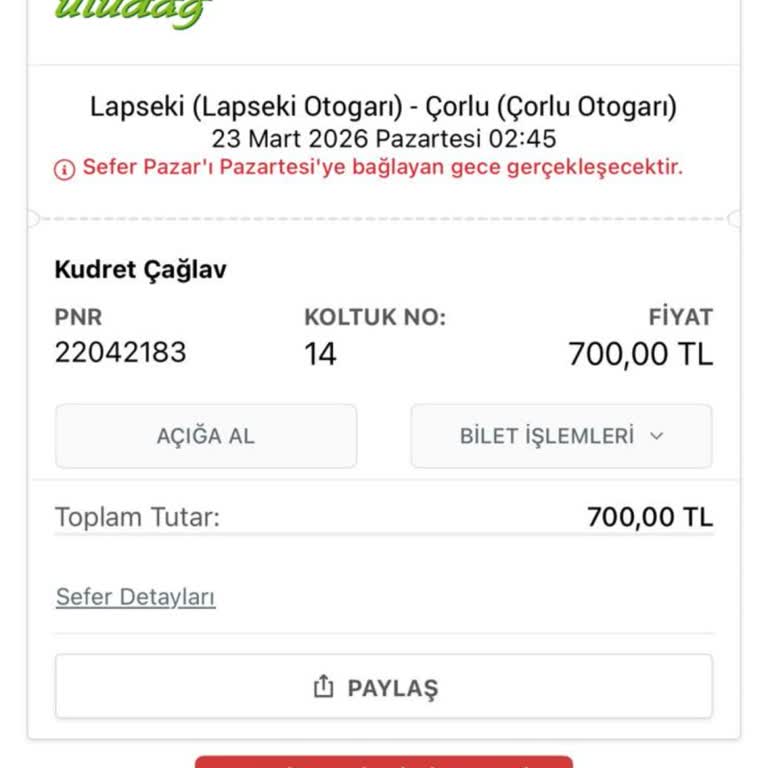 Obilet'te Bilet İptalinde Teknik Hata Ve Müşteri Hizmetinin Kaba Davranışı