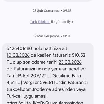Turkcell Faturasındaki Hatalı Yıllık Telsiz Kullanım Ücreti