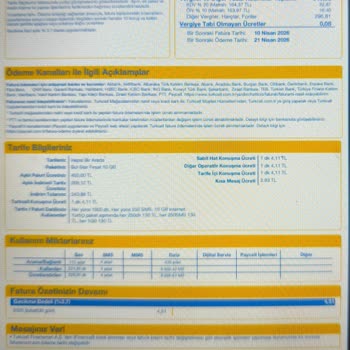 Turkcell Faturasındaki Hatalı Yıllık Telsiz Kullanım Ücreti
