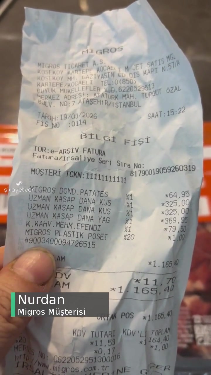 Migros Bozuk Etleri Reyonda Satışta videonun kapak resmi