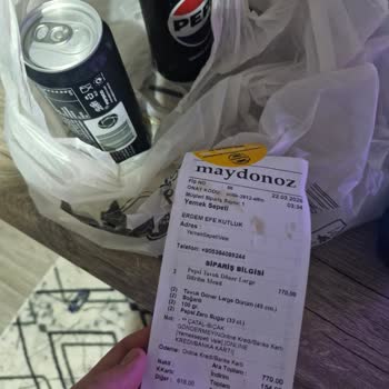 Yemeksepeti Üzerinden Sipariş Edilen Döner Menüsü Gelmedi, İade Reddi