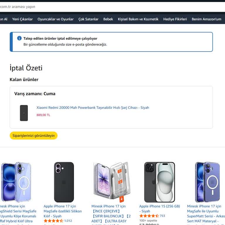 Satıcı Gerçekleşmemiş Gönderiyi Kargo Olarak İşaretleyip İptal Ve İade Talebimi Engelliyor