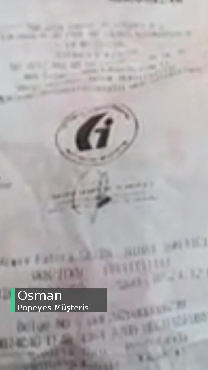 Popeyes Kalitesiz, Eksik Hizmet videonun kapak resmi