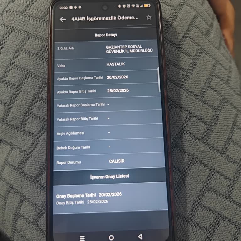 Onaylı İstirahat Raporu Ücretinin Hesaba Yatırılmaması