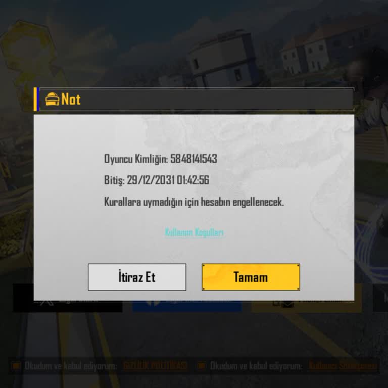 Banlı PUBG Hesabı Satın Alındı, Destek Açılmıyor Ve İade Talep Ediyorum