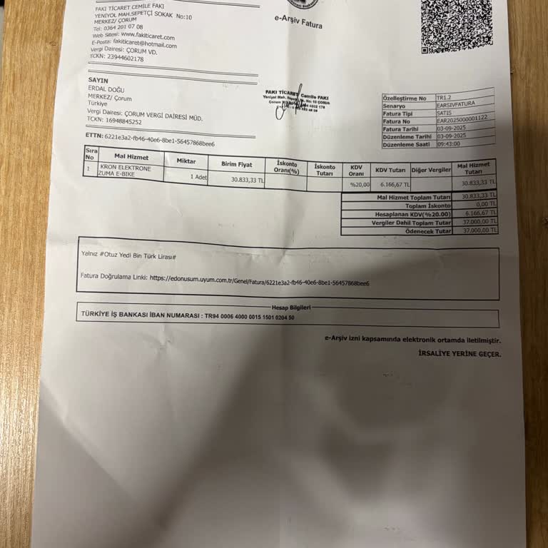 Kron Zuma Elektrikli Bisikletimin Sürekli Arızaları Nedeniyle Değişim Ya Da İade Talebi