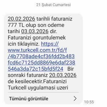 Taahhüt Bittiğinde 1020 TL Fahiş Fatura