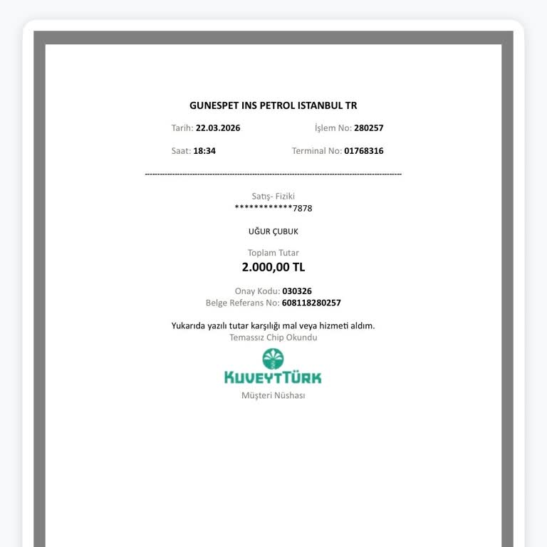 Yanlış LPG Ücreti Ve Puan İşlemi İstasyon Personelinin Dikkatsizliği