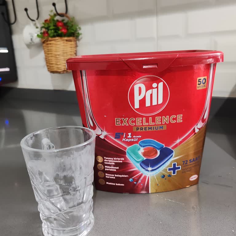Pril Tabletin Şeffaf Cam Ürünlerde Beyazlaşma Sorunu