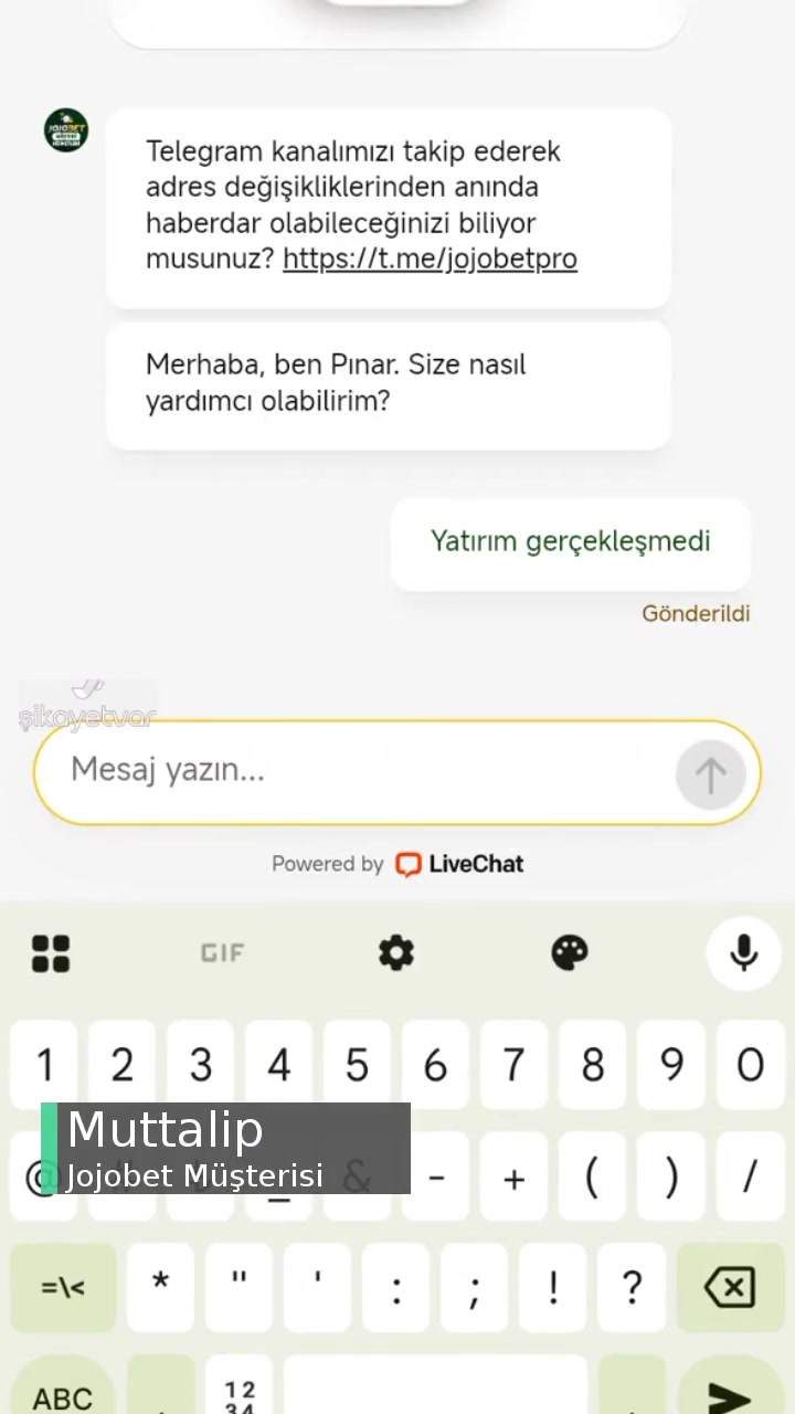 Jojobet Hesabıma 3000 TL Yansımadı videonun kapak resmi