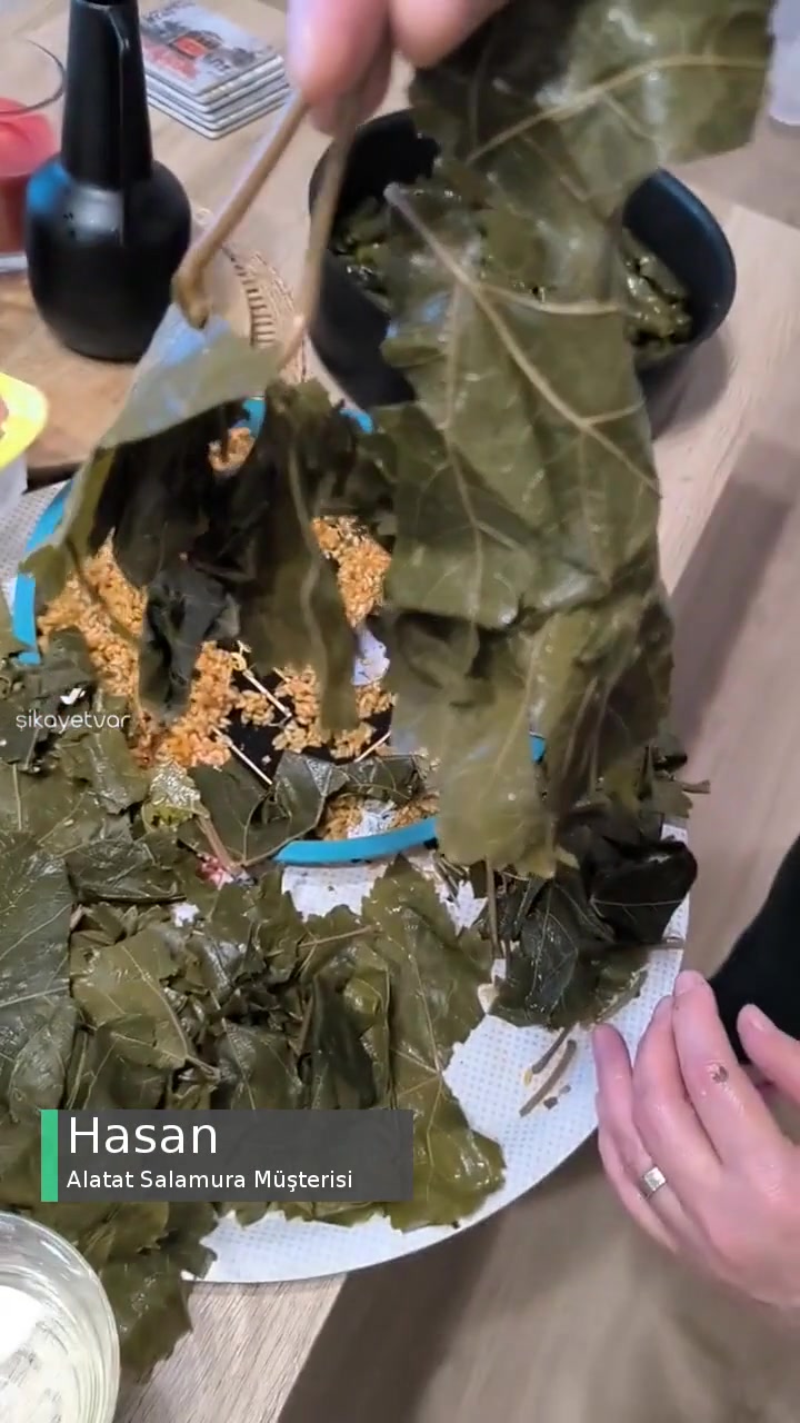 Alatat Salamura Asma Yaprağı Çöp Çıktı! videonun kapak resmi