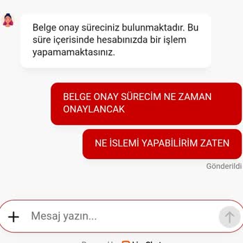 20.000 TL Çekim Talebim 30 Gün Bekletildi Ve Canlı Destek Engellendi