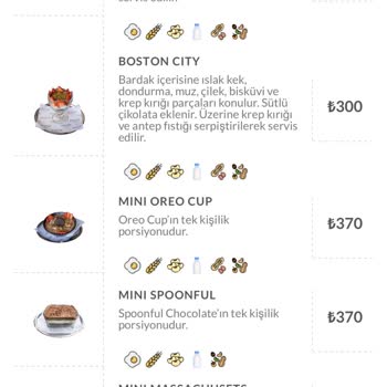 Boston Drink & Dessert Hem Hijyen Problemi Hem De Menü–Fiş Fiyat Farkı