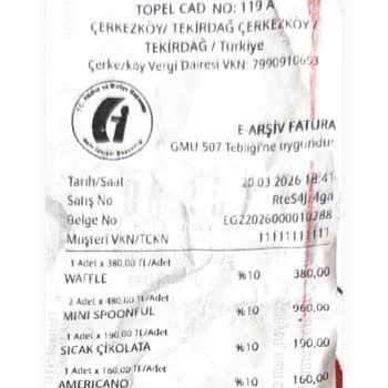 Boston Drink & Dessert Hem Hijyen Problemi Hem De Menü–Fiş Fiyat Farkı