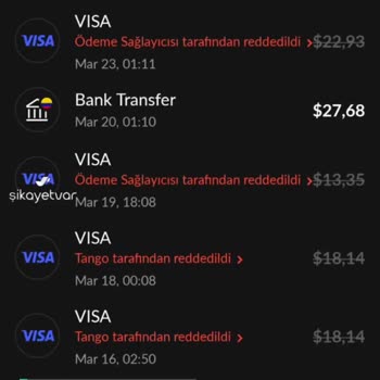 Tango Live Ödeme Alamıyorum, Böyle Olayla Karşılaşıyorum!