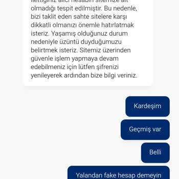 4.500 TL’lik Yatırımım Reddedildi Ve Hesabım ‘Fake’ Olarak İşaretlendi