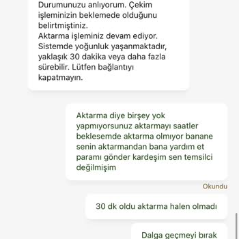 Çekim Talebim 10 Saat Boyunca Beklemede Ve Sürekli Ödeme Gecikmeleri