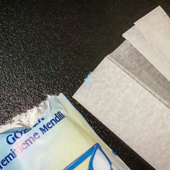 A101 Mendiva Gözlük Silme Bezinden Çıkan Plastik Parça