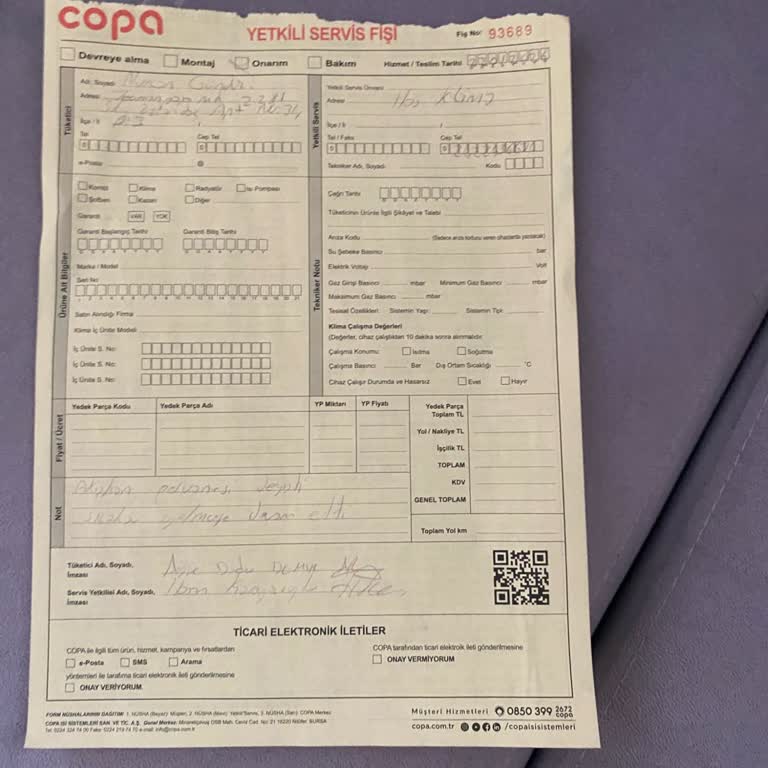 Has Klima Yetkili Servisin Çözüm Sağlayamayan Tutumu Ve Kombi Sorunlarının Devamı