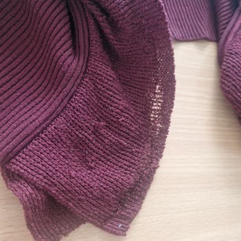 Koton Kadın Hırkada Hızlı Tüylenme Ve Volan Sorunu İade Talebi