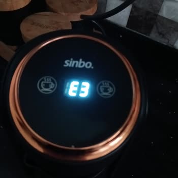 Sinbo Kahve Makinesinin E3 Hatası Ve Isınma Sorunu Nedeniyle Para İadesi Talebi