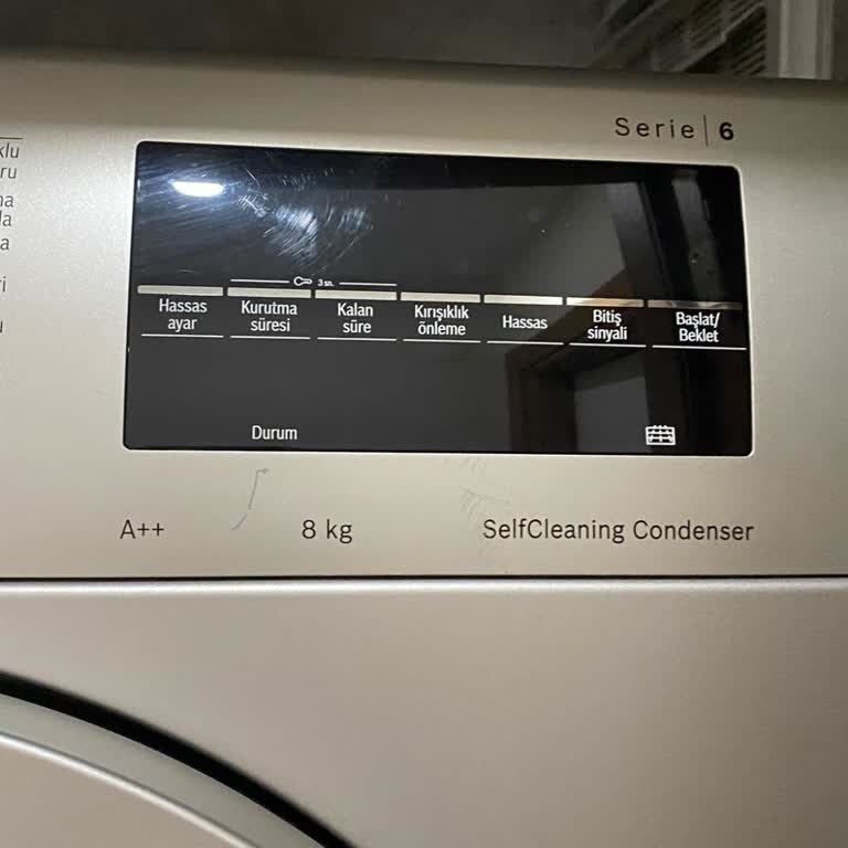 Bakım Sonrası Kurutma Makinesi Kurutmuyor