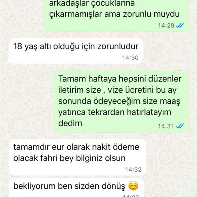 Visa Ücreti İçin Aniden Nakit Ödeme Zorlaması Ve Tur İptali