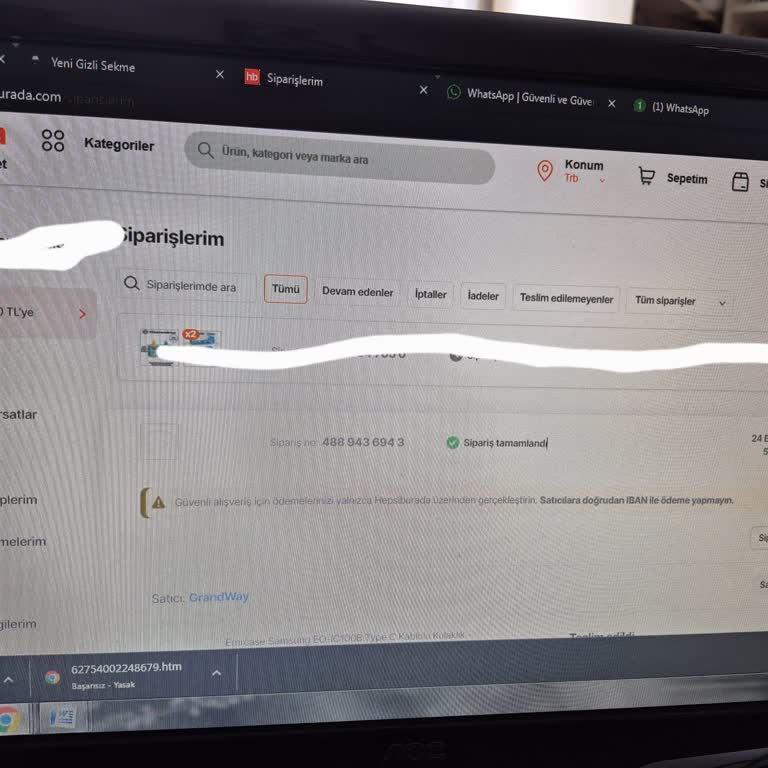 Yanlış Renk Ve Arızalı Kulaklık İçin Geri Alım Ve Ücret İadesi Talebi