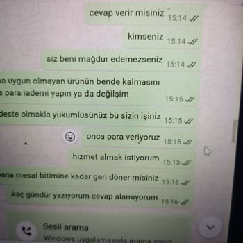 Onaysız Gönderilen Yanlış Numara İçin Ücret İadesi Ve Değişim Talebi