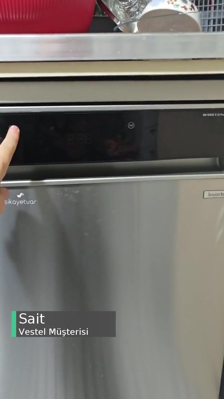 Vestel BM 10502 X Gı Pro Wi-Fi 10 Programlı Bulaşık Makinesi Çalışmıyor! videonun kapak resmi