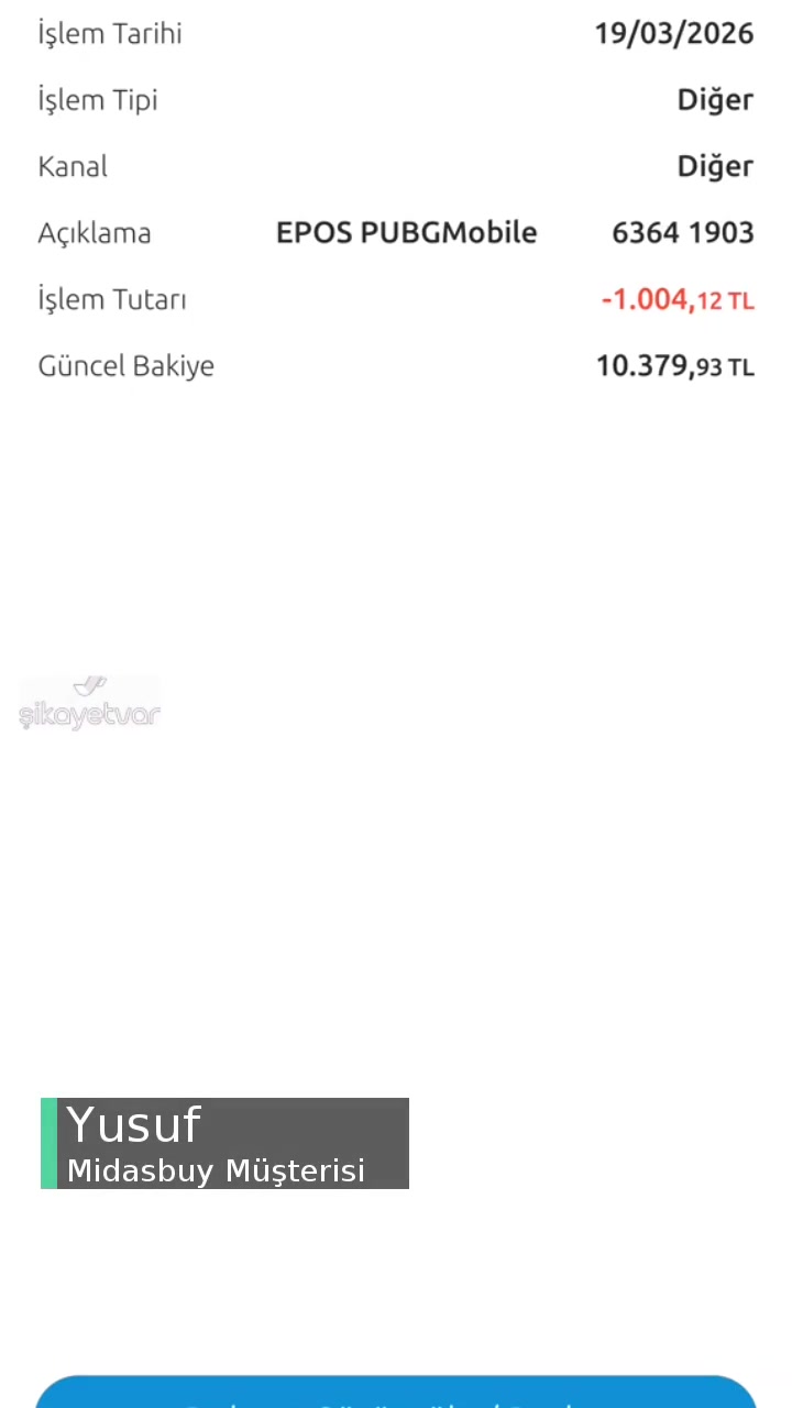 Midasbuy Benim Hesabımdan Para Çekilmiştir! videonun kapak resmi