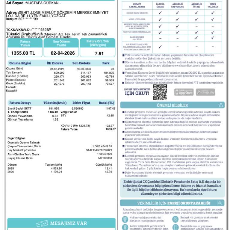 İptal Talebim İşlenmediği İçin Yüksek Fatura Ve Geri Ödeme Talebi