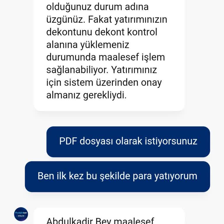 1000 TL Yatırma İşleminde Para Hesaba Geçmedi Ve İade Edilmedi