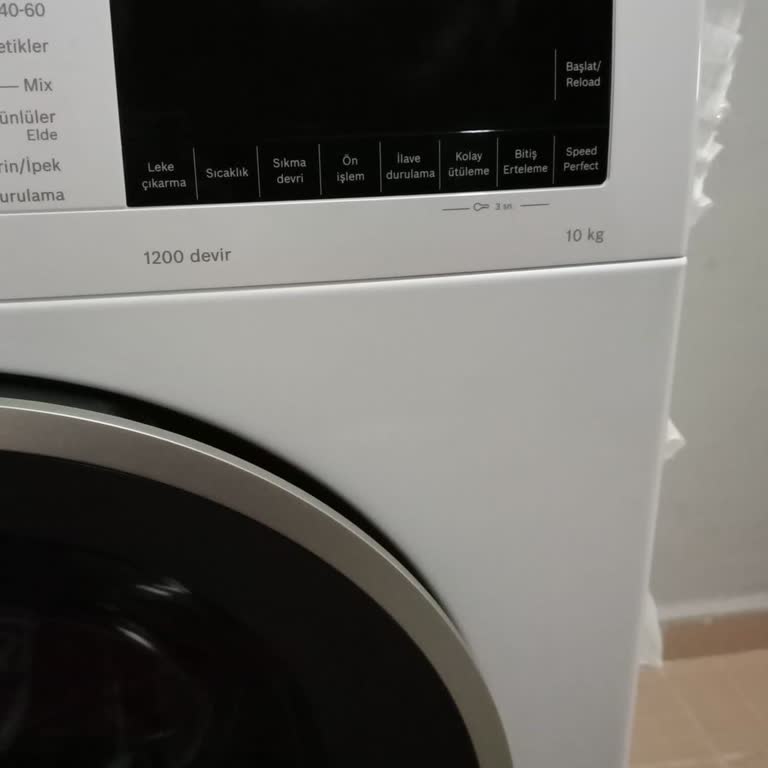 Bosch Çamaşır Makinesinde Sürekli Tak Tuk Sesi, Servis Cevapsız