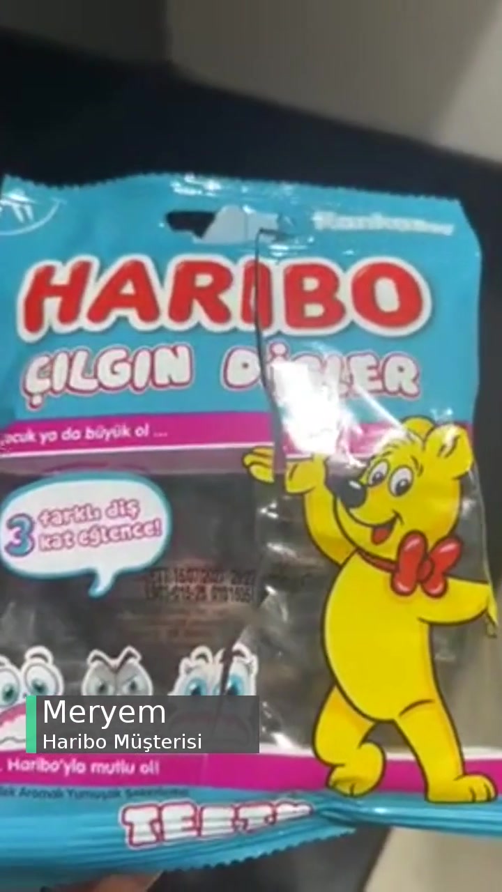Haribo Çılgın Diş İçeriği Bambaşka! videonun kapak resmi