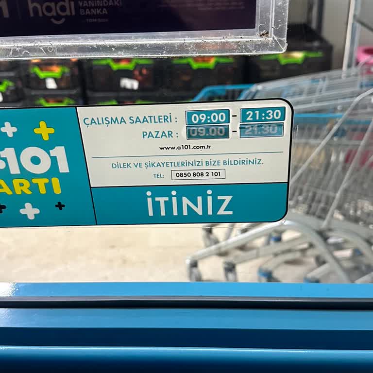 A101 Şubesi Kapanış Saatinden Önce Kapalı, Personel Açıklama Yapmadı
