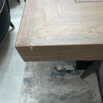 Kelebek Mobilya'dan Teslim Edilen Masada Ezik, Değişim Talebi