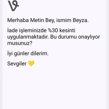 Katalog Görseliyle Uyuşmayan Halı İçin %30 Kesintili İade Şartına İtiraz