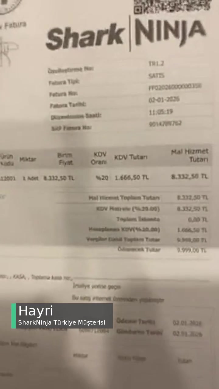 Sharkninja Türkiye 5 Yıl Ömürlü Diye Satılan Filtre 3 Ayda Ömrünü Tamamladı! videonun kapak resmi