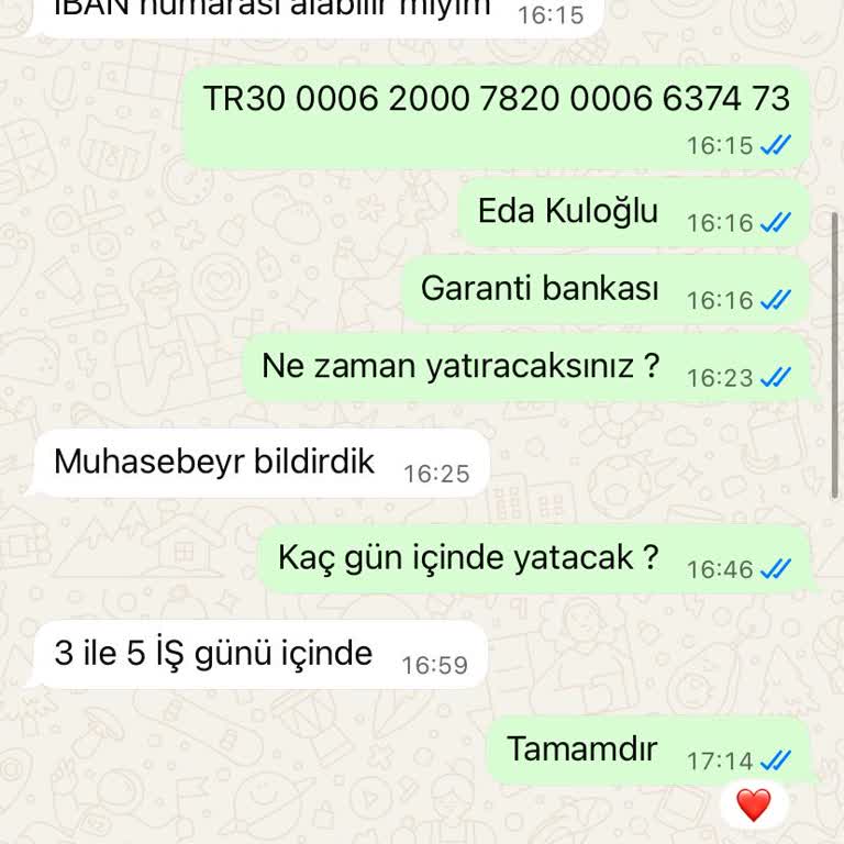 800 TL Para İadesi Yapılmadı