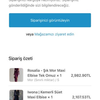 Kaya İstanbul'da Ödeme Yapılan Siparişin Gönderilmemesi Ve İade Talebi